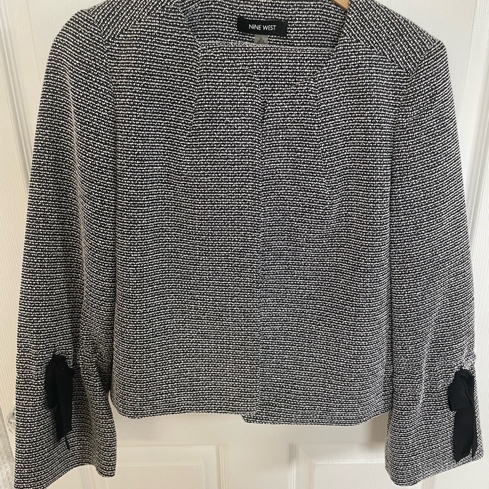 Nine West Monochrome Patterned Jacket